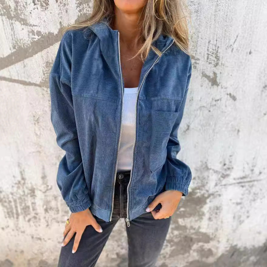 Clémence - Chaqueta de Terciopelo Cómoda