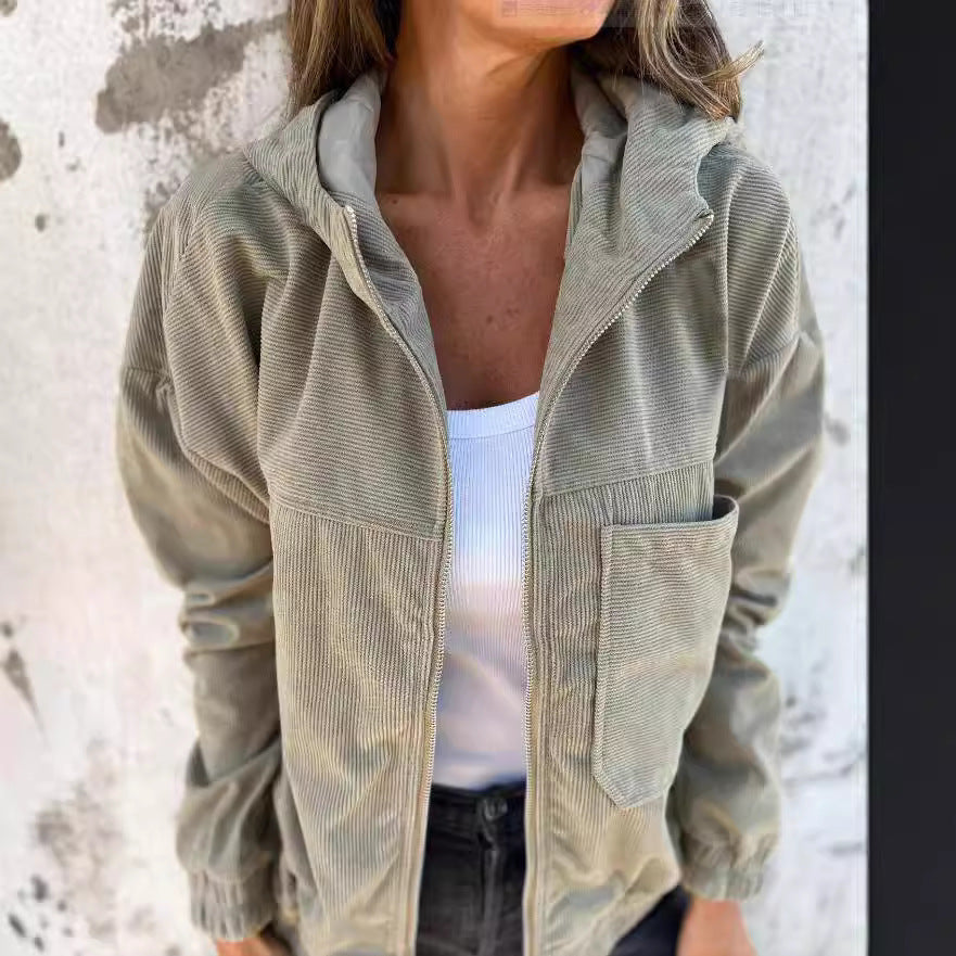 Clémence - Chaqueta de Terciopelo Cómoda