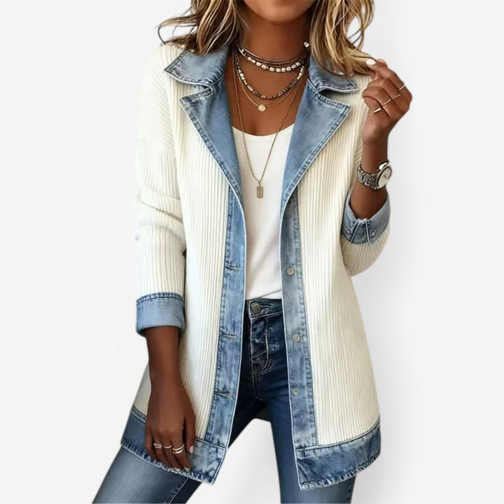 Tirexa - Chaqueta Moderna Efecto Superpuesto