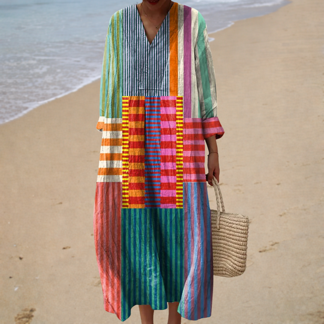 Frida | Túnica Colorblock Artística
