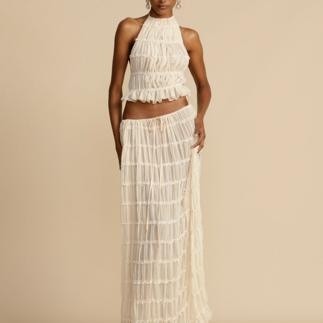 WENDY - Conjunto Top de Tirantes y Falda