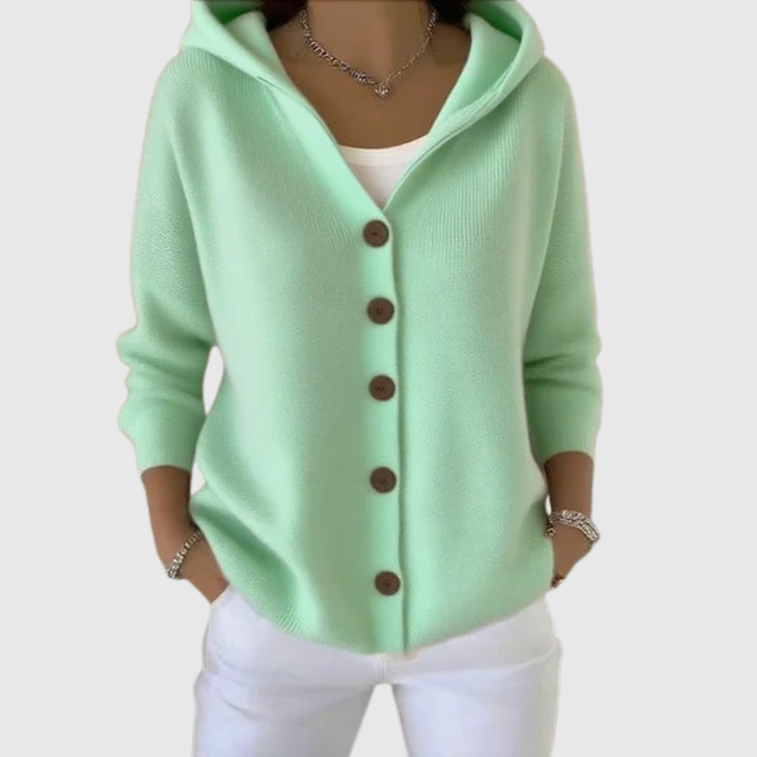 Ophélie | Cárdigan con Capucha Casual
