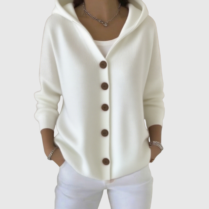 Ophélie | Cárdigan con Capucha Casual