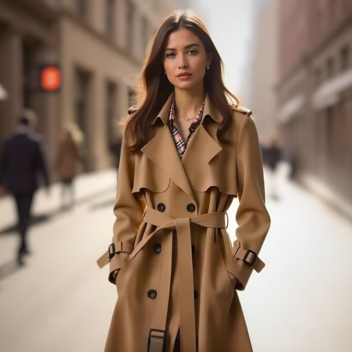 Helena - Trench-Coat Elegante de Otoño
