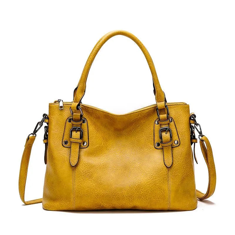 Camille | Bolsa de Mano de Cuero Suave Elegancia Diaria