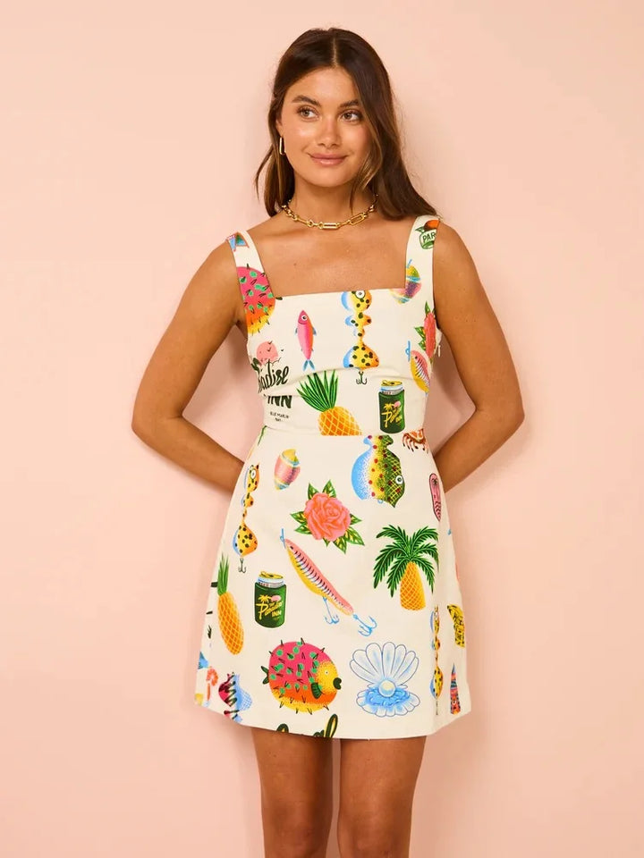 Lucie | Vestido Corto Lúdico