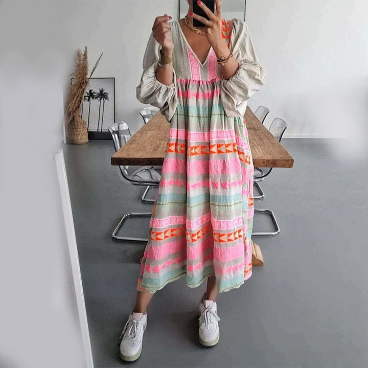 Éléonore | Vestido Bohemio Patchwork