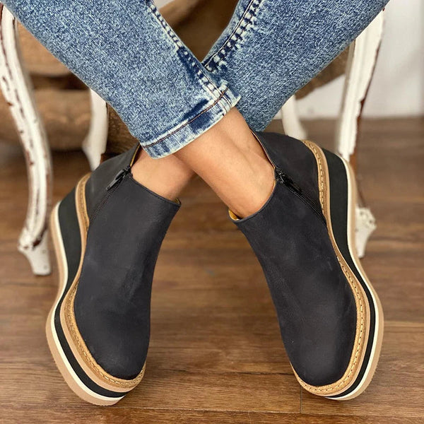 Séverine | Botines Confortables con Plataforma