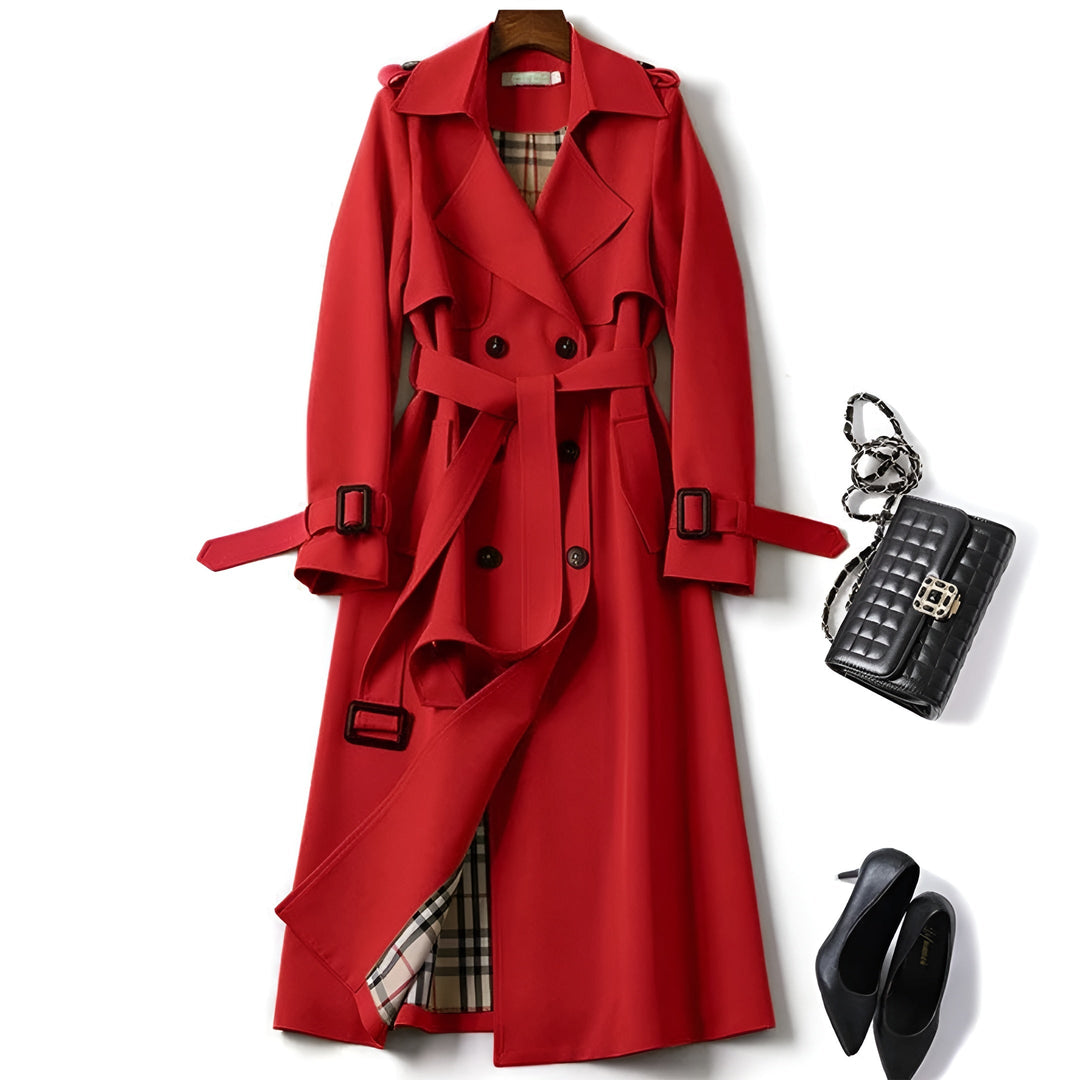 Helena - Trench-Coat Elegante de Otoño