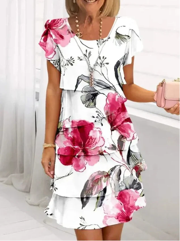 Rosélia | Vestido Elegante Floral