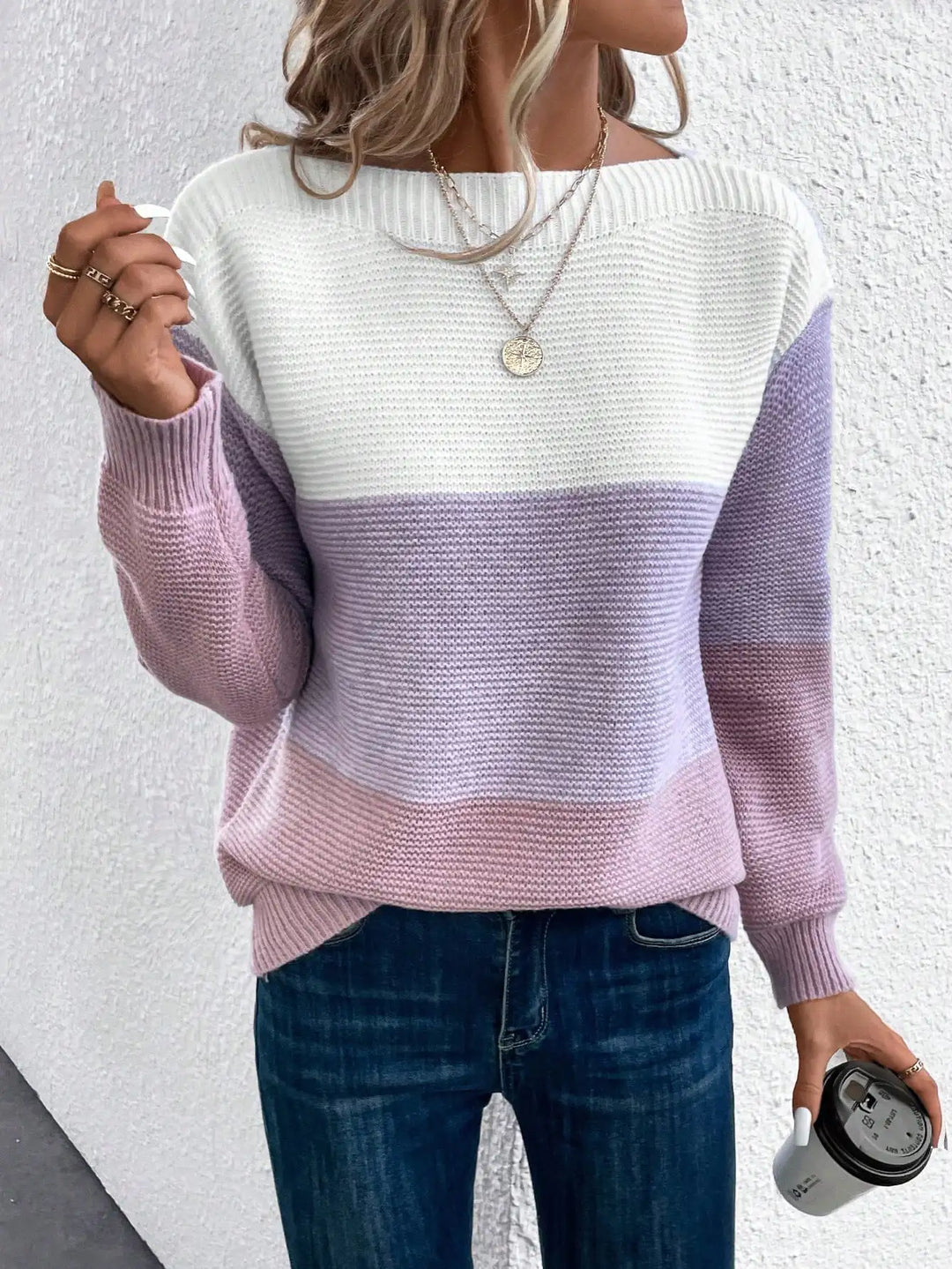 Grace | Suéter Rayado Casual