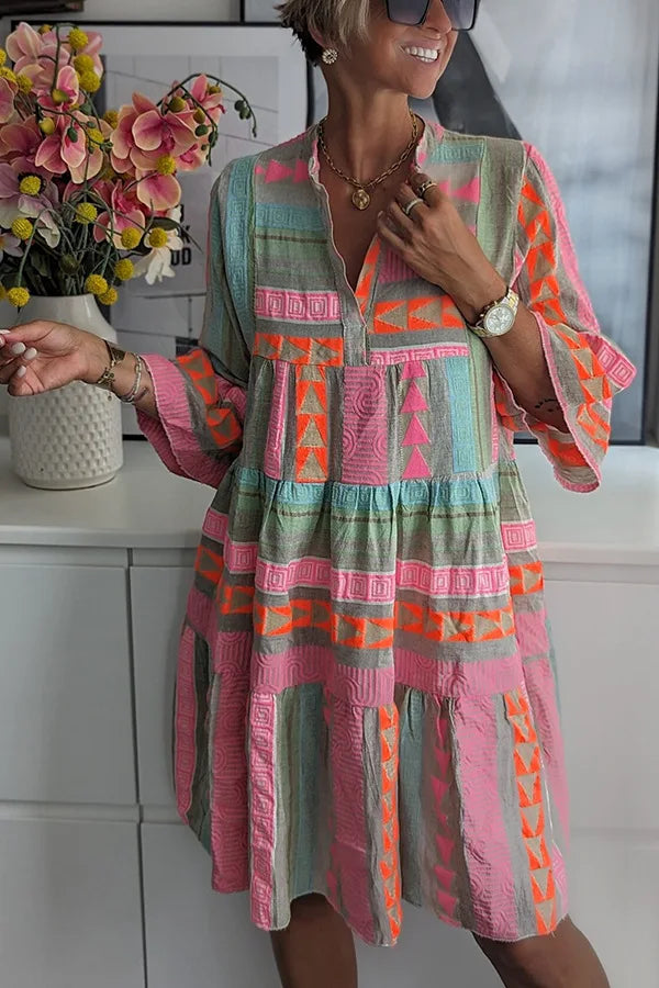 Eugénie | Vestido Bohemio Colorido