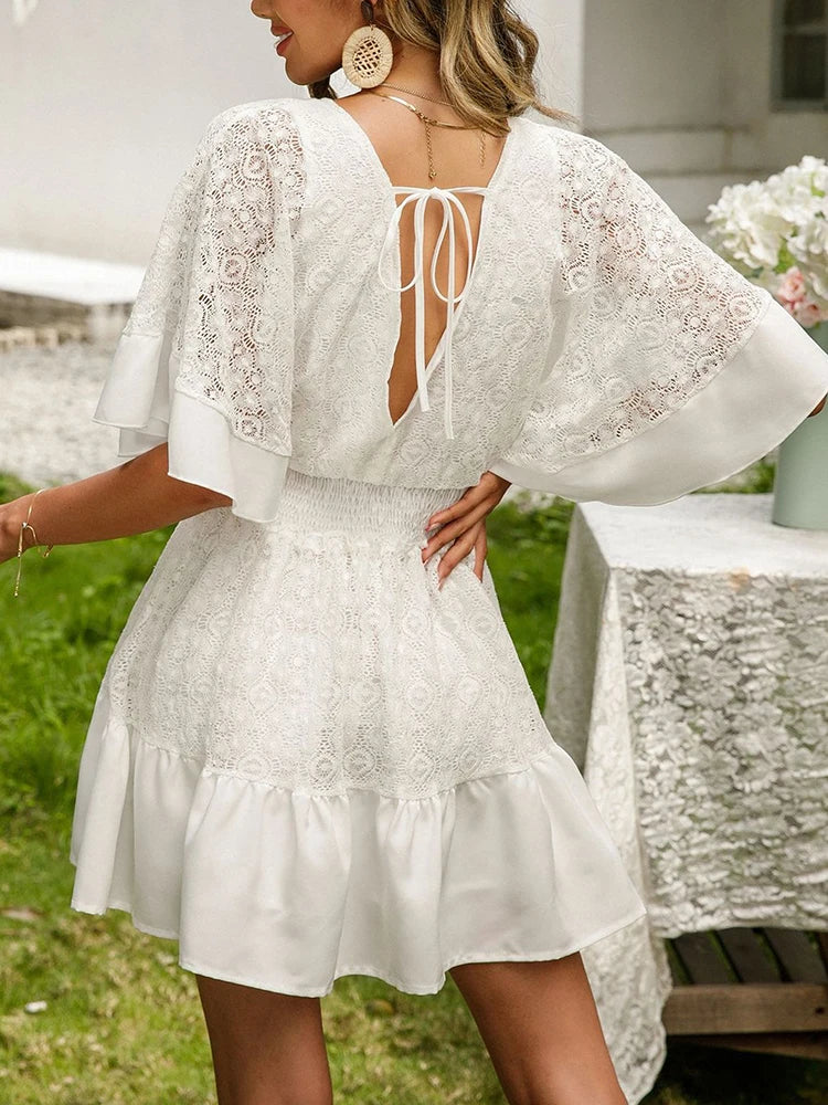 Carole | Vestido Corto Bohemio