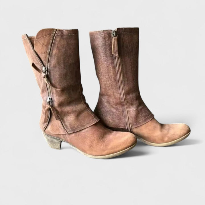 Élisa | Botas Retro Con Cremallera