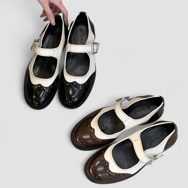 Claudine | Mary Jane Bicolor Retro