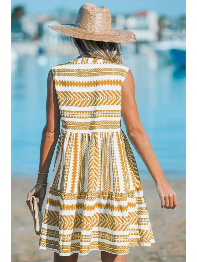 Lison | Vestido Corto Bohemio