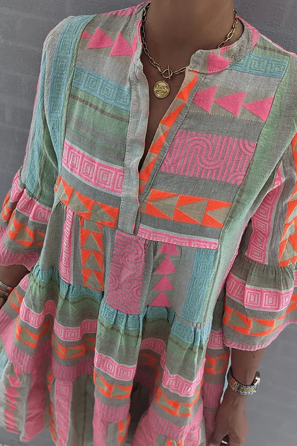 Eugénie | Vestido Bohemio Colorido