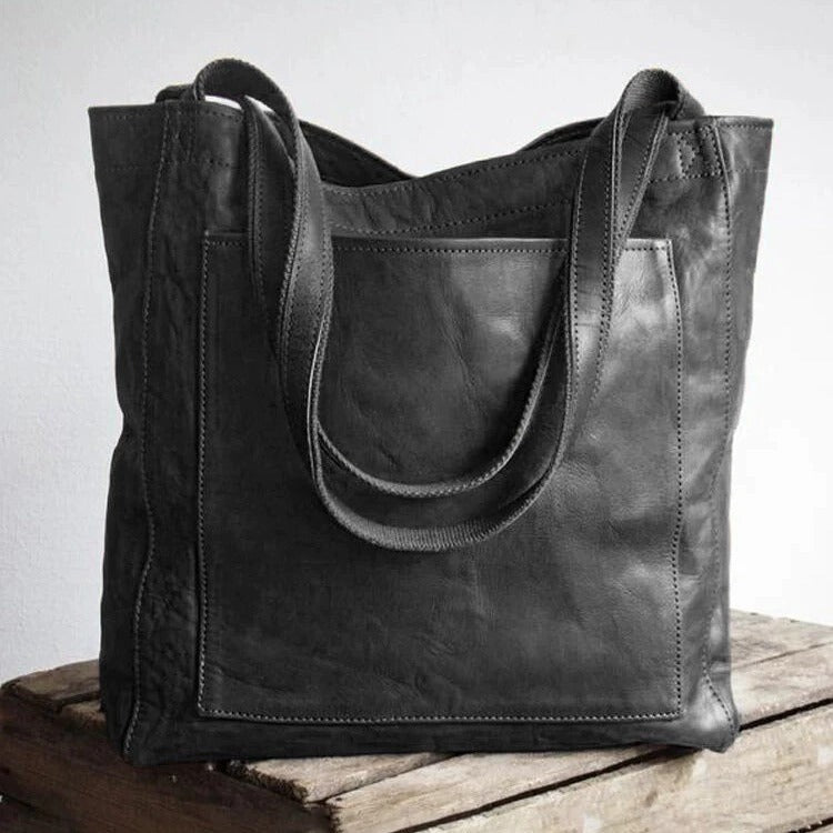 Charlotte | Bolsa Tote de Cuero Vintage Auténtico
