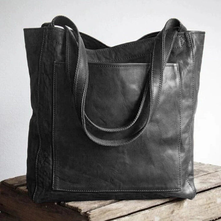 Charlotte | Bolsa Tote de Cuero Vintage Auténtico