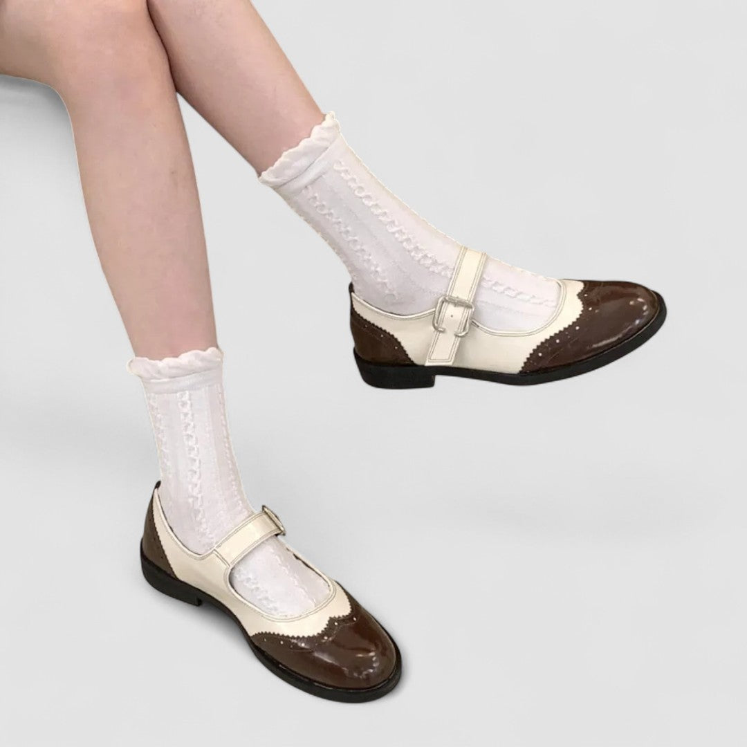 Claudine | Mary Jane Bicolor Retro