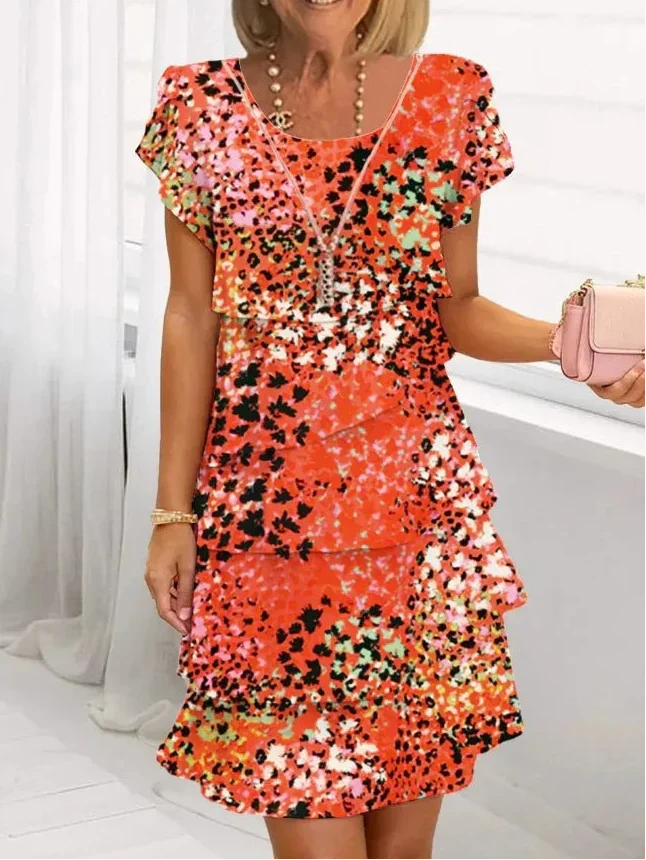 Floriane | Vestido Elegante Brillo Floral