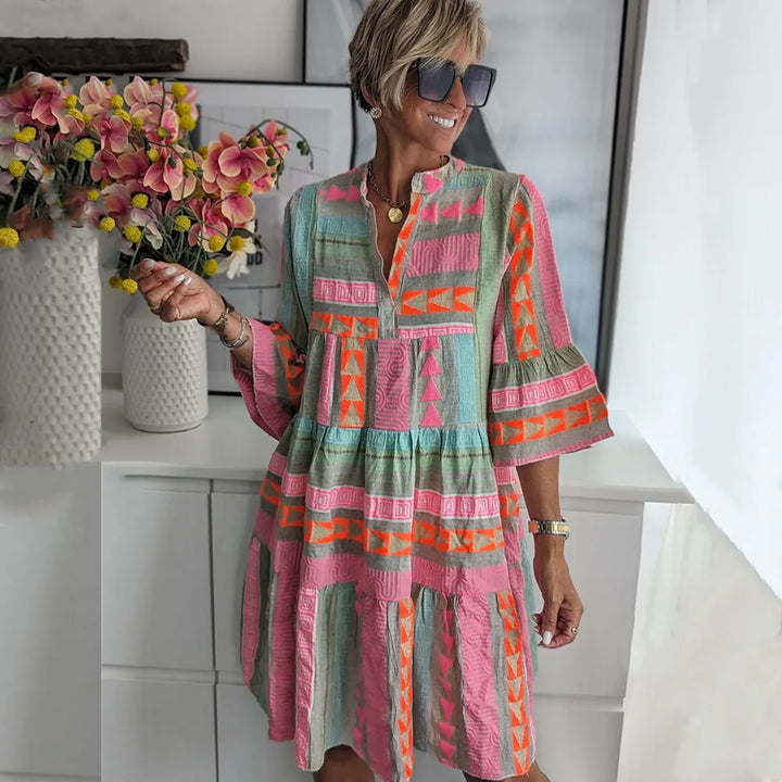 Eugénie | Vestido Bohemio Colorido