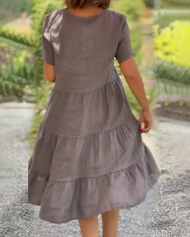 Anaëlle | Vestido Midi Fluido