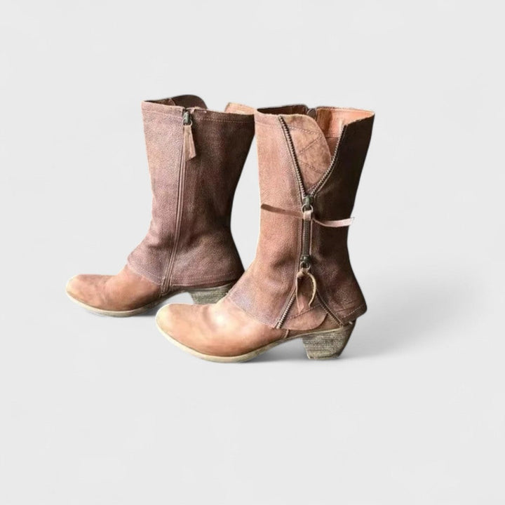 Élisa | Botas Retro Con Cremallera