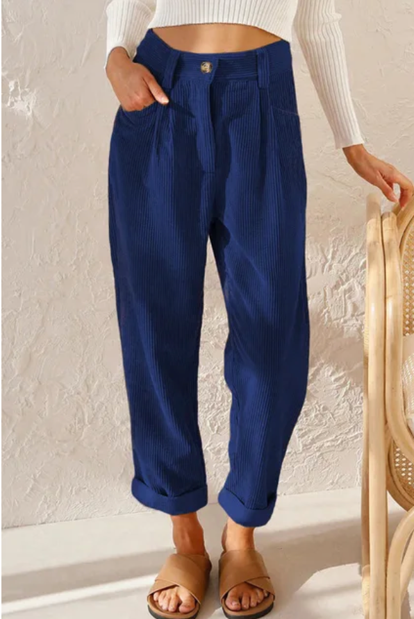 Colette | Pantalón Texturizado Vintage