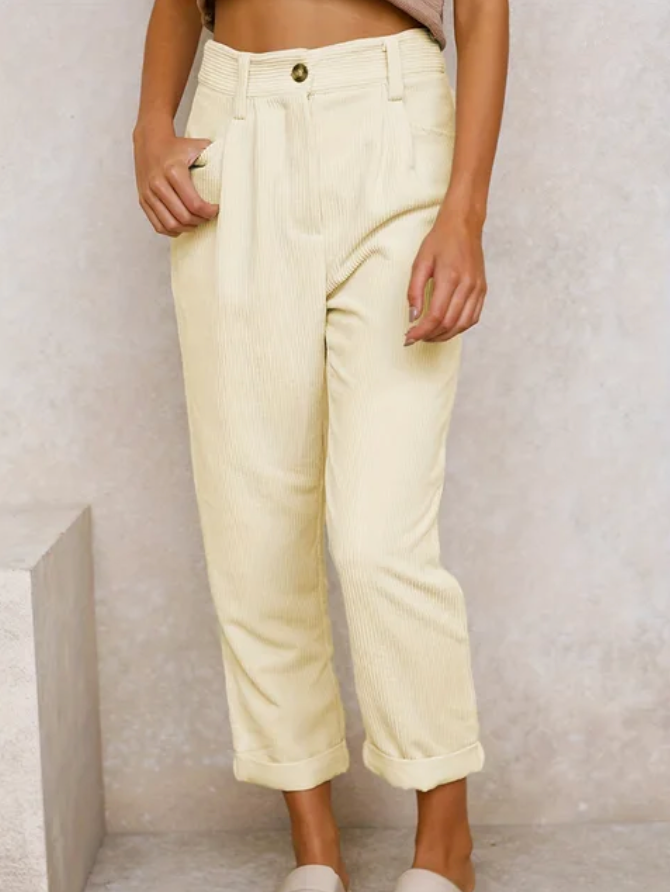Colette | Pantalón Texturizado Vintage