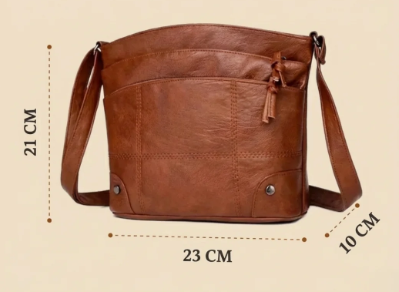 Margaux | Bolso Bandolera Clásico Multi-Bolsillos