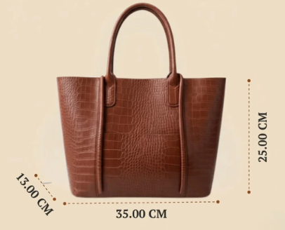 Victoire | Bolsa Tote Efecto Cocodrilo Elegancia Estructurada