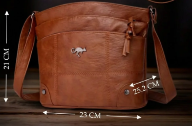 Manon | Bolso Bandolera de Cuero Vintage Patchwork