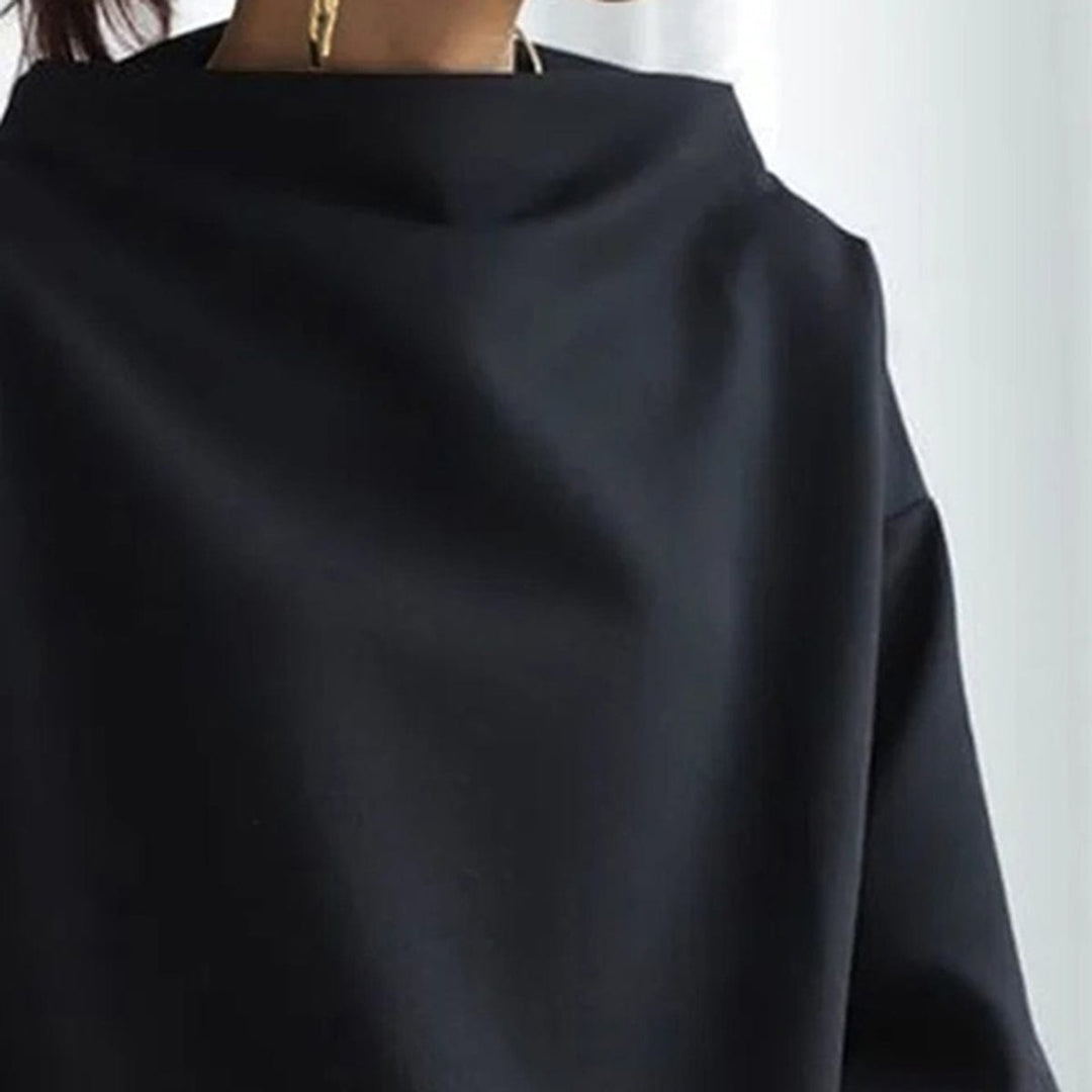 Séverine | Suéter de Cuello Barco Moderno