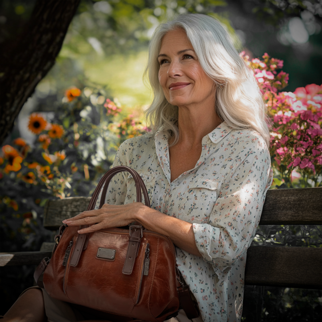 Émilie | Bolso de Bowling Clásico Elegante