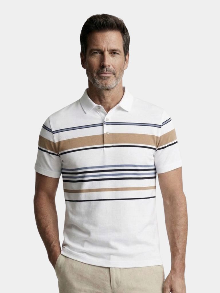 Sunset Stripe Polo - Dalton & Rowe