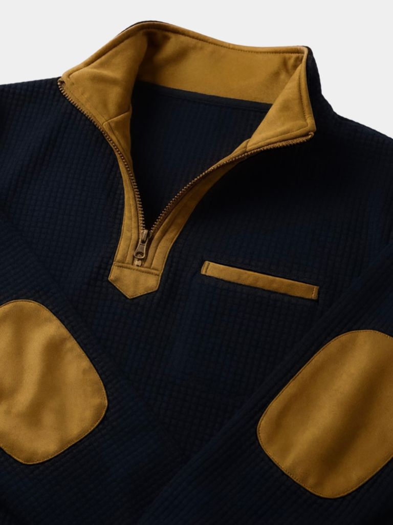 Explorer High Collar Quarter Zip Pullover - Dalton & Rowe