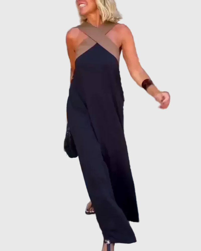 Léna | Vestido Maxi Cruzado Elegante