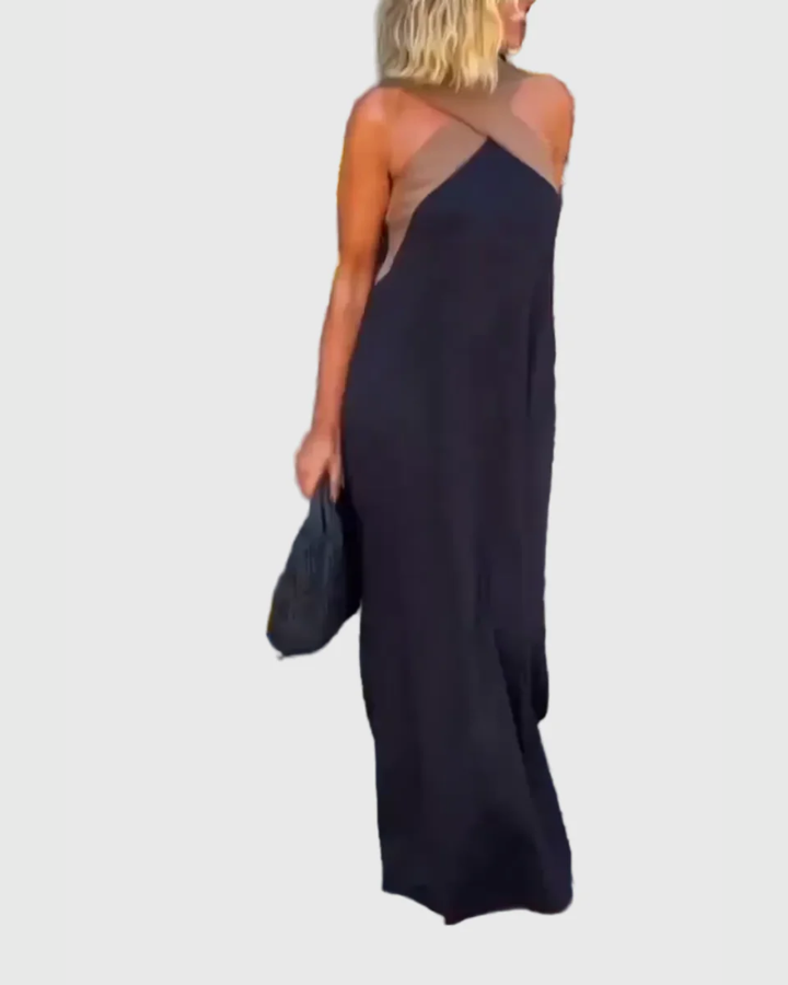 Maëlys | Vestido Maxi Espalda Descubierta Elegante
