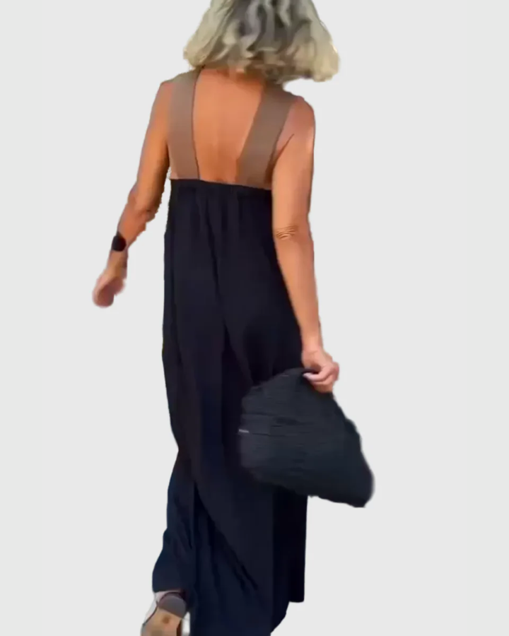 Maëlys | Vestido Maxi Espalda Descubierta Elegante