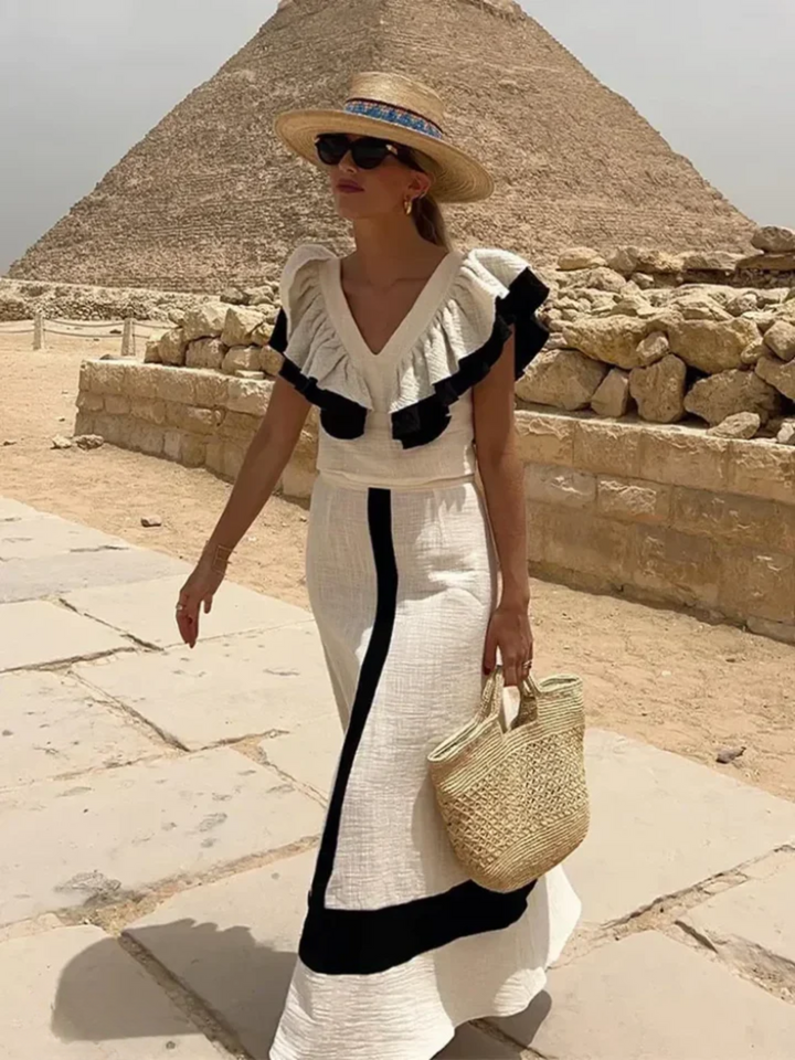 Maya - Conjunto Elegante de Dos Piezas