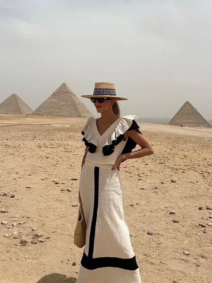 Maya - Conjunto Elegante de Dos Piezas