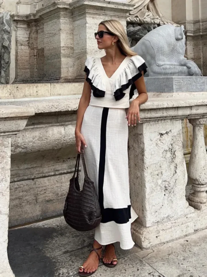 Maya - Conjunto Elegante de Dos Piezas
