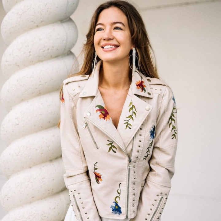 Livia - Chaqueta Floral Retro Chic