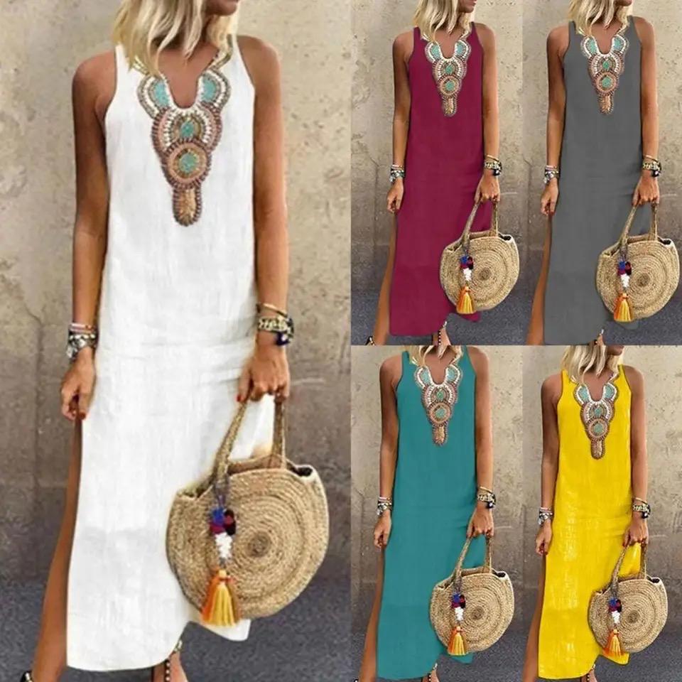 Inès | Vestido Maxi Bohemio