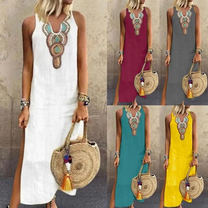 Inès | Vestido Maxi Bohemio