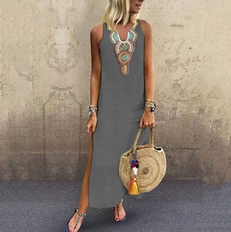 Inès | Vestido Maxi Bohemio