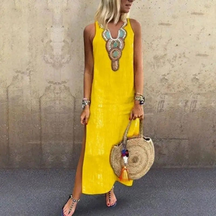 Inès | Vestido Maxi Bohemio