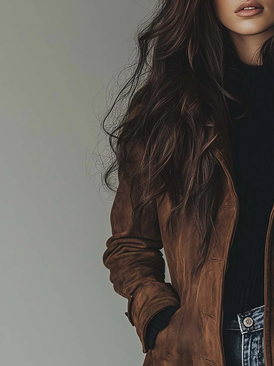 Sienna - Trench Elegante de Ante