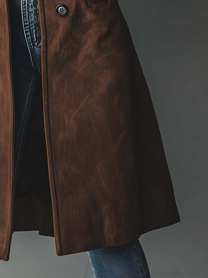 Sienna - Trench Elegante de Ante